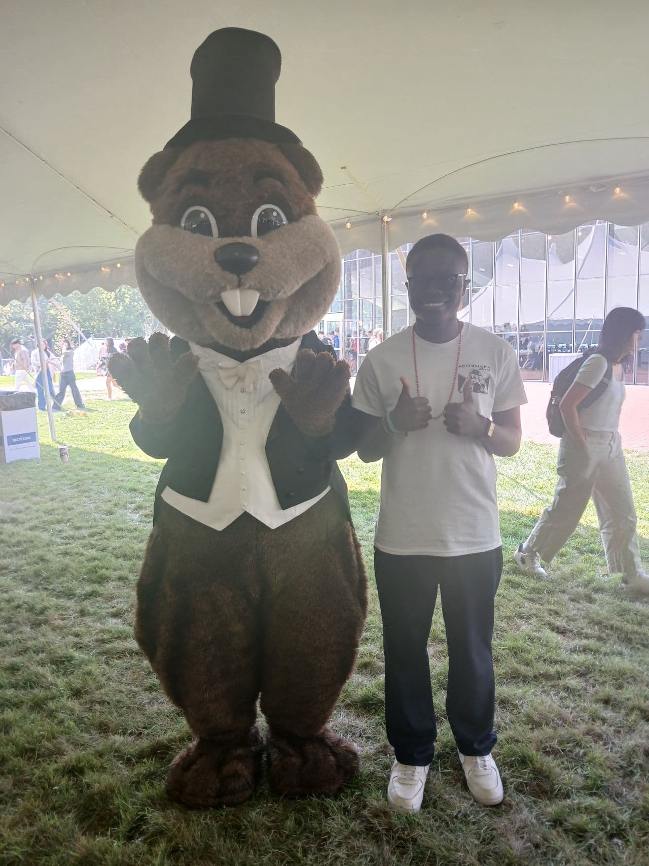 At MIT orientation